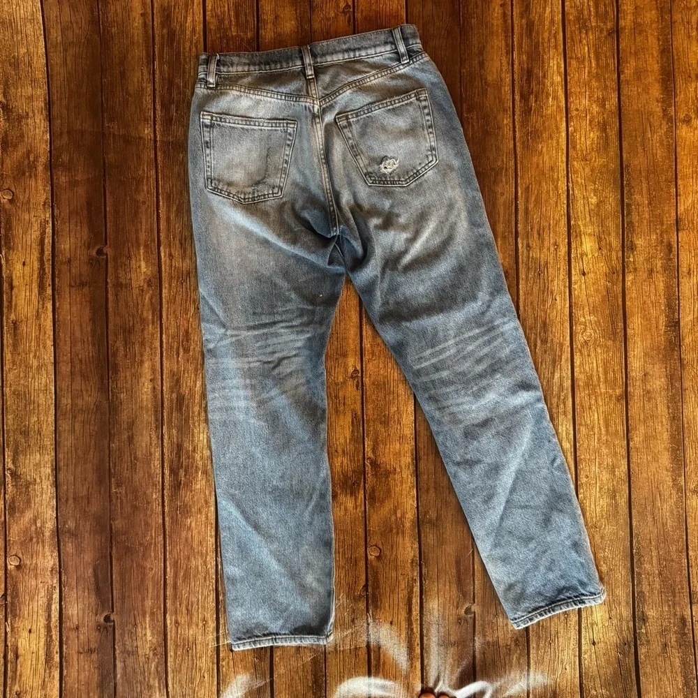 FRAME Le Slouch Girlfriend Jeans • Light Wash • Size 25 - Picture 4 of 4